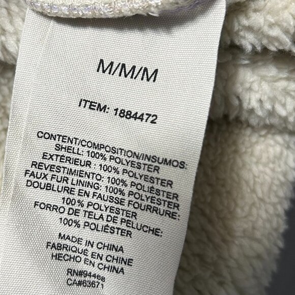 ⭐️NWT⭐️ Sage Collective Fleece Plaid Sherpa-Lined Shacket Women's Size M - Picture 10 of 10